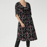Selina Dress in Subtle Paisley