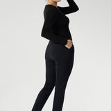 Skinny Leg Pant in Charcoal