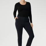 Skinny Leg Pant in Charcoal
