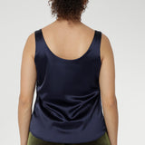 Soho Cami in Ink Satin