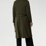 Sorel Trench Coat in Dark Olive