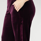 Soren Pant in Wine Velour