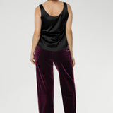 Soren Pant in Wine Velour