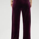 Soren Pant in Wine Velour