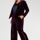 Soren Pant in Wine Velour