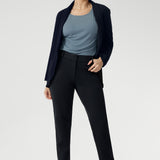 Straight Leg Pant in Charcoal