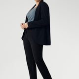 Straight Leg Pant in Charcoal