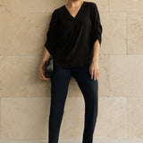 Straight Leg Pant in Charcoal