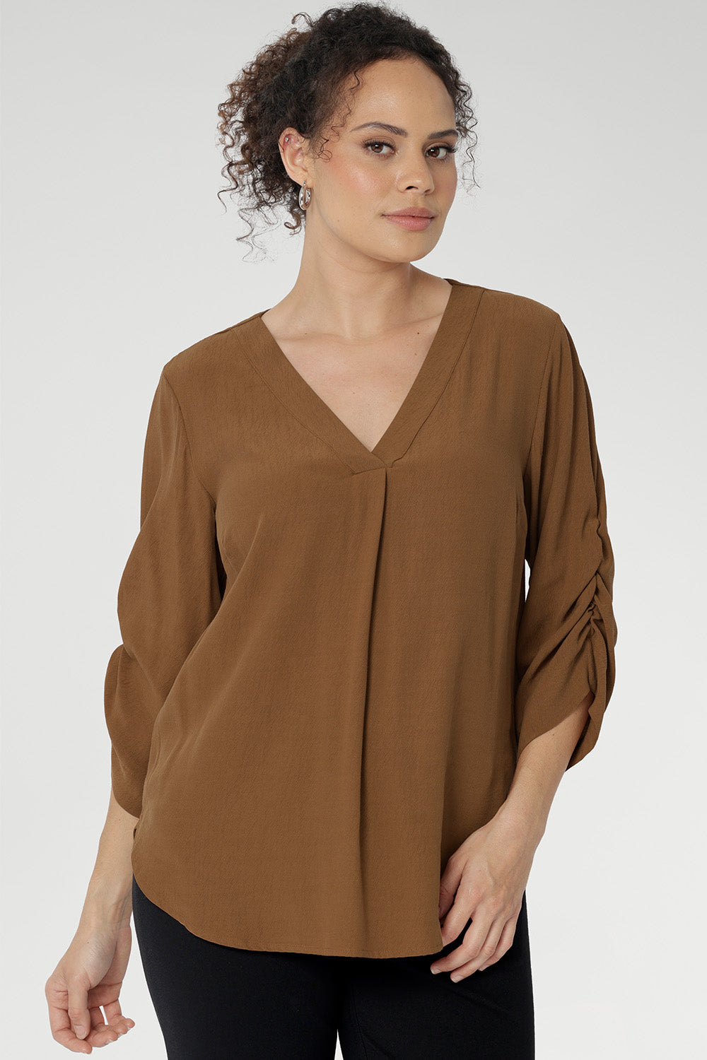 The Terry Shirt—a timeless wardrobe staple designed for effortless sophistication and everyday wear. Crafted from a breathable Tencel-Viscose fabric with a luxurious sand-washed texture and soft drape, this piece combines comfort with refined style.