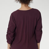 Terry Shirt in Plum