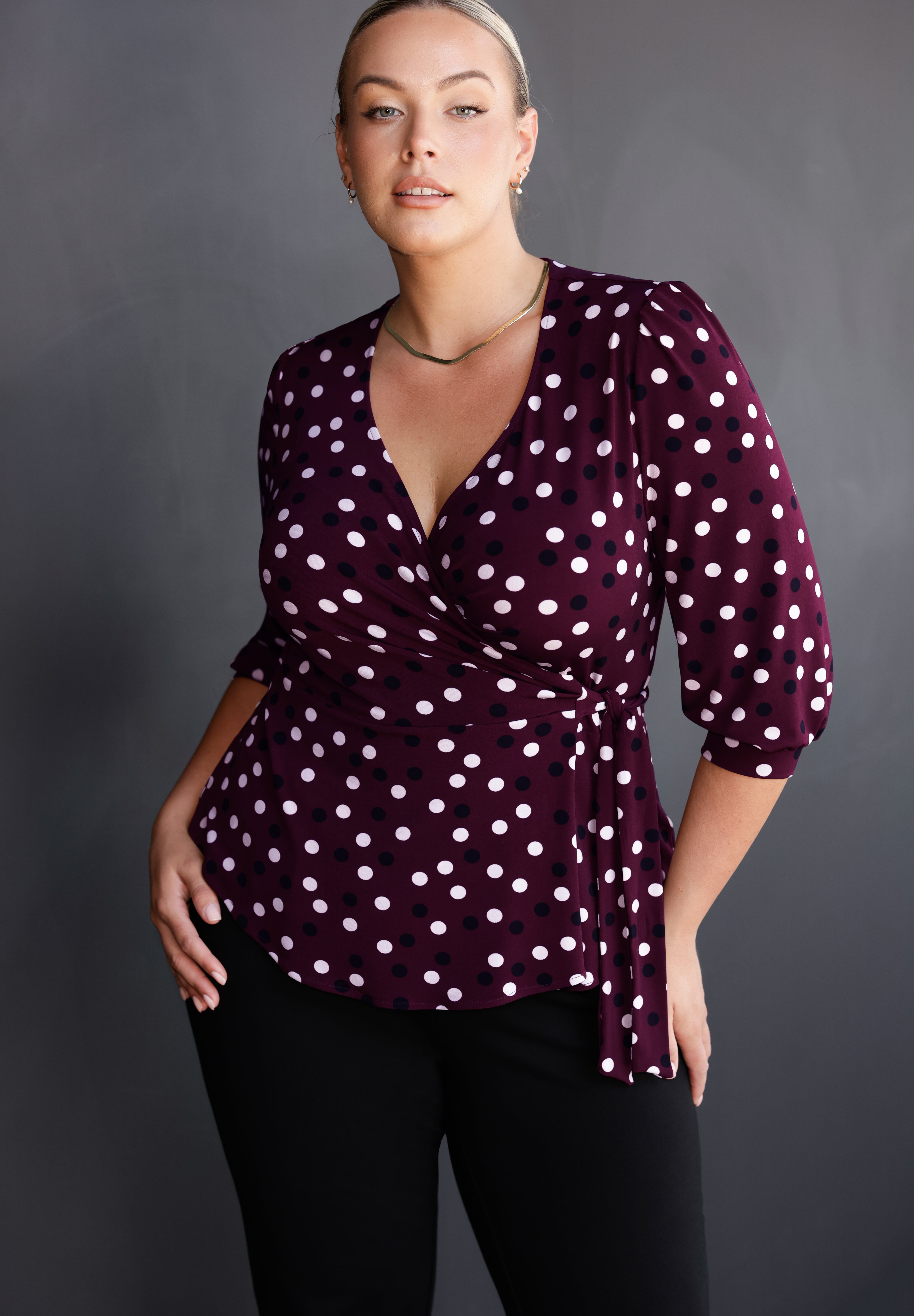 Proudly Australian made from a dry-touch jersey fabric, this style is available in sizes 8–24. Tristan’s unique back construction includes a double layer, skilfully smoothing lines for a sleek and seamless look. Designed to be worn untucked, it pairs perfectly with your favourite pants or skirt—no adjustments needed. Whether for work or weekend wear, Tristan combines everyday ease with effortless sophistication.