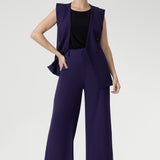 Vienna Vest in Purple
