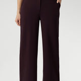Wide Leg Pant in Wine