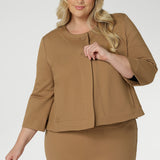 Zander Jacket in Caramel