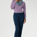 The tailored bust darts and close-to-body silhouette offer a sleek yet relaxed fit, while the straight front hem and gently curved longer back hem add a modern finish. This soothing lilac colour effortlessly pairs with LF Garcia jackets or Sorel Trenchcoats with matching Infinity scarf for a complete look. Made in Australia and available in sizes 8 to 24