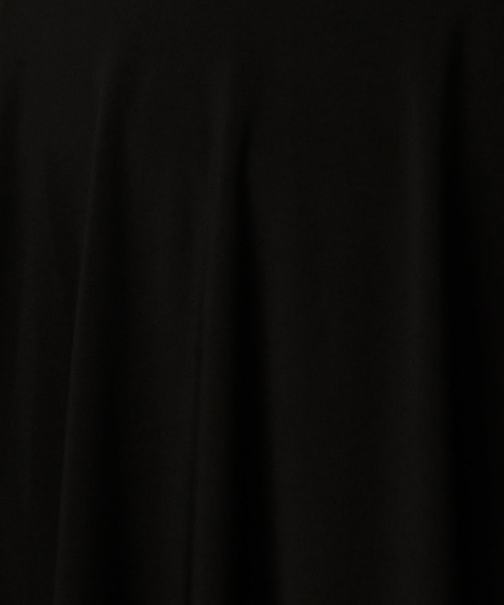 Black Jersey fabric. Stretchy fabric for womens fashion clothing.