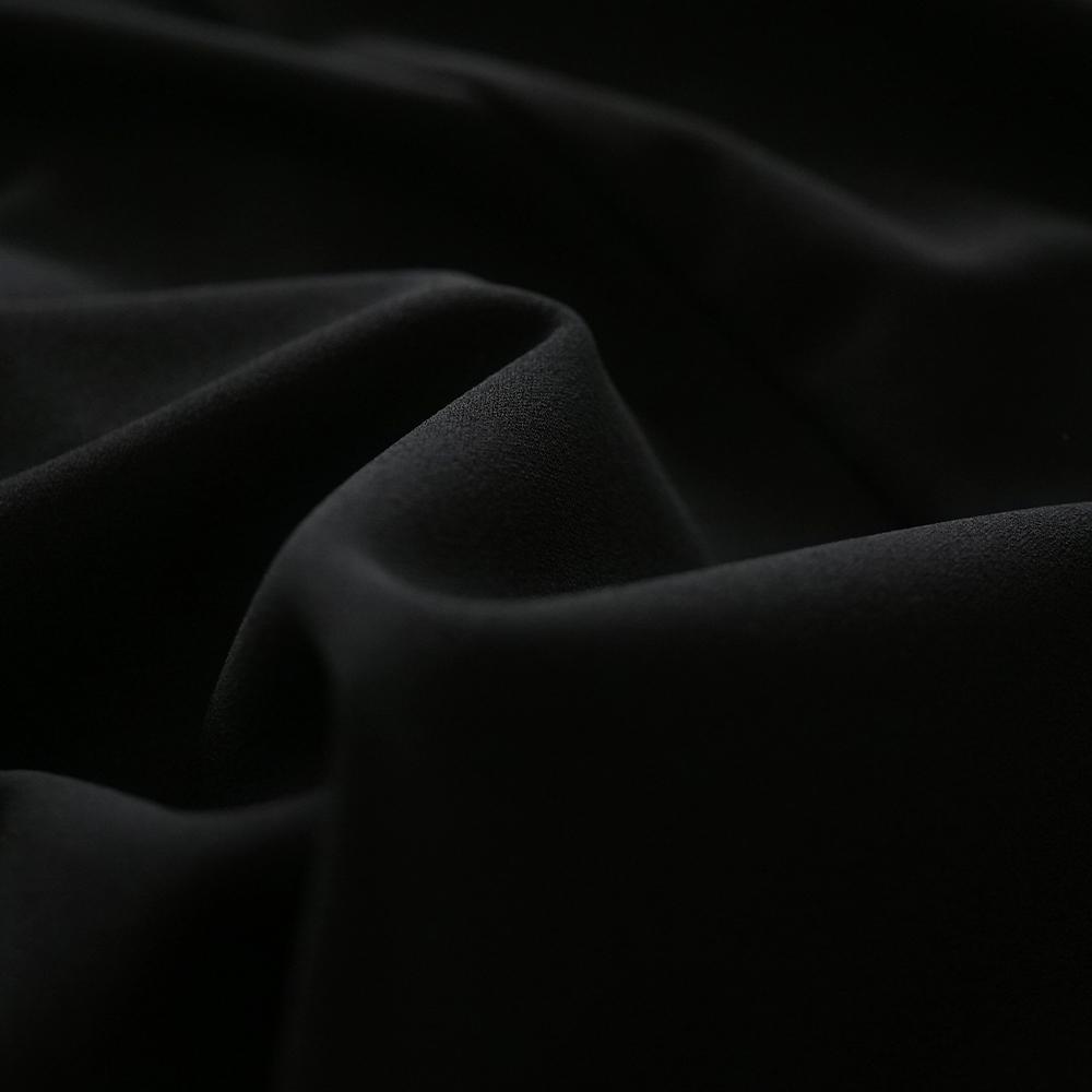 Scuba Crepe Jersey fabric is designed to work with every movement of your body without clinging or losing its shape. See this material in stunning slip dresses, light-weight tops, gorgeous work blazers and more.