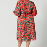 Esha Dress in Tangerine Floral