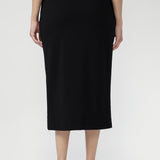 Aaron Midi Skirt in Black