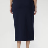 Aaron Midi Skirt in Navy