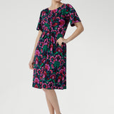 Adele Dress in Garden Fantasia