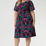 Adele Dress in Garden Fantasia