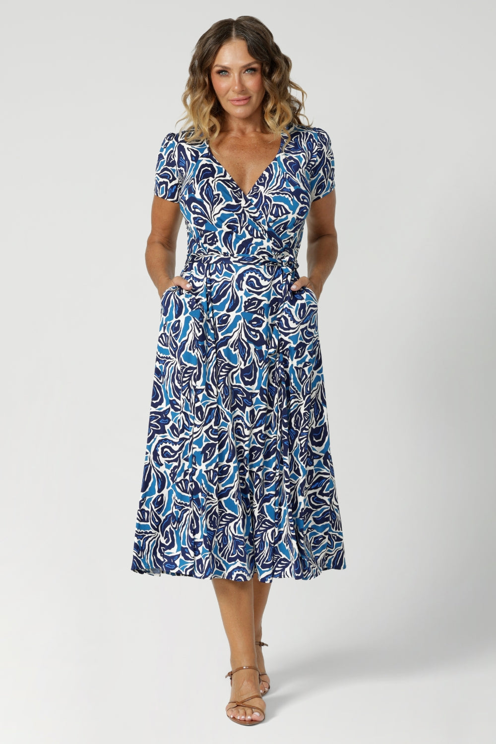 This dress by Leina & Fleur is the epitome of versatile elegance, effortlessly transitioning from workday sophistication to event-ready glamour and casual weekend comfort. The dress is built on a slinky jersey base, offering a soft, stretchable fit that moves with you, ensuring all-day comfort and style. Available in sizes 8-24.