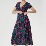 The "perfect wrap dress" by the L+F community. Designed to effortlessly transition from workwear to events and weekend outings. Available in sizes 8-24.