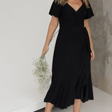 Alita Maxi Dress in Black