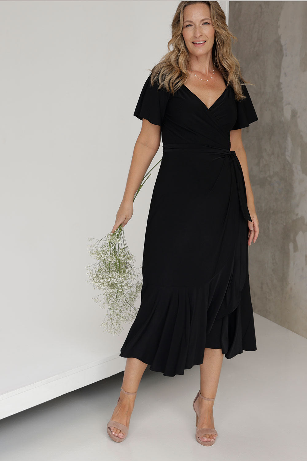 Alita Maxi Dress in Black