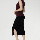 Andi Midi Tube Skirt in Black