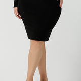 Andi Petite Tube Skirt in Black