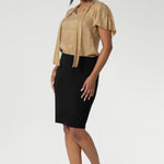Now available in 3 lengths, our petite-height friendly tube skirt is a fabulous option when you want to show a bit more leg. Designed as a pull on style tube skirt featuring a soft folded waistband and double lined skirting. Proudly Made in Australia. Available in sizes 8-24 and 3 lengths.