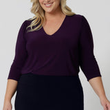 Vida Top in Amethyst