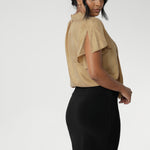 Our petite-height friendly tube skirt is a fabulous option when you want to show a bit more leg. Designed as a pull on style tube skirt featuring a soft folded waistband and double lined skirting. Proudly Made in Australia. Available in sizes 8-24 and 3 lengths.