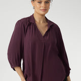 Arley Shirt in Plum