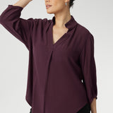 Arley Shirt in Plum