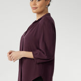 Arley Shirt in Plum