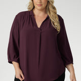 Arley Shirt in Plum