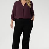 Arley Shirt in Plum