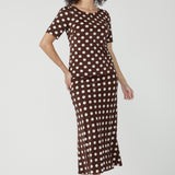 Asher Skirt in Choc Spot
