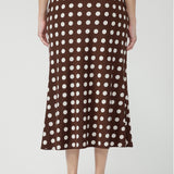 Asher Skirt in Choc Spot