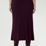 Asher Skirt in Claret