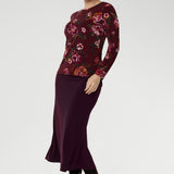 Asher Skirt in Claret