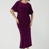 Asher Skirt in Magenta