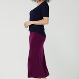 Asher Skirt in Magenta