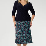 Made in Australia for women across Australia and New Zealand in sizes 8 to 24, the Asher skirt is crafted in an easy-care, wrinkle-resistant jersey fabric—perfect for layering with knits, tees, or tailoring depending on the occasion. Simple, sophisticated, and endlessly wearable, it’s the kind of piece that travels well and always looks put together.
