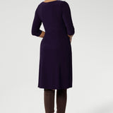 Audrey Shift Dress in Amethyst