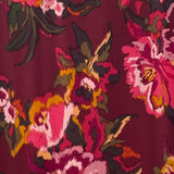 One of a Kind - Avery Top in Burgundy Bloom