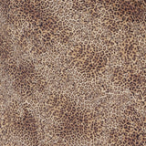 Swatch image of Baby Animal print, on a soft-touch jersey base with print details in shades of cream, caramel, brown and graphite. This fabric provides soft stretch and has been used to craft The Joel Pants & the Asher Skirt. Leina & Fleur proudly stock sizes 8-24 in this collection, while stocks last.